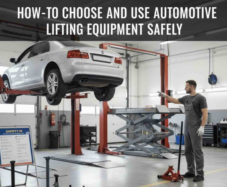 How to Choose and Use Automotive Lifting Equipment Safely