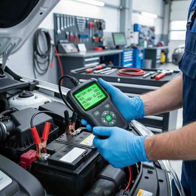 Professional dash cam installation service in Maryland by Auto Tools Mart technician