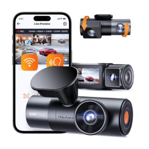 Vantrue N5S 4-Channel Dash Cam (2.7K Front + 2K Cabin + 2K Rear Cabin + 2K Rear)