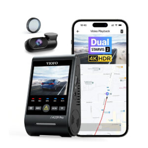 VIOFO A229 Pro 2CH Dash Cam — 4K Front + 2K Rear | Wirecutter's #1 Best Dash Cam