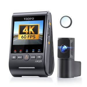 VIOFO A329S 2CH Flagship Dash Cam — 4K 60fps Front + 2K Rear | Wi-Fi 6 + SSD Support