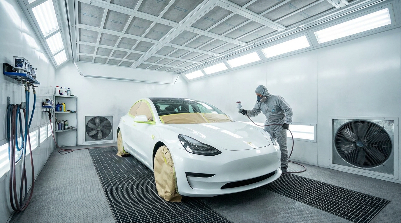 Auto body shop spray booth Westminster Maryland